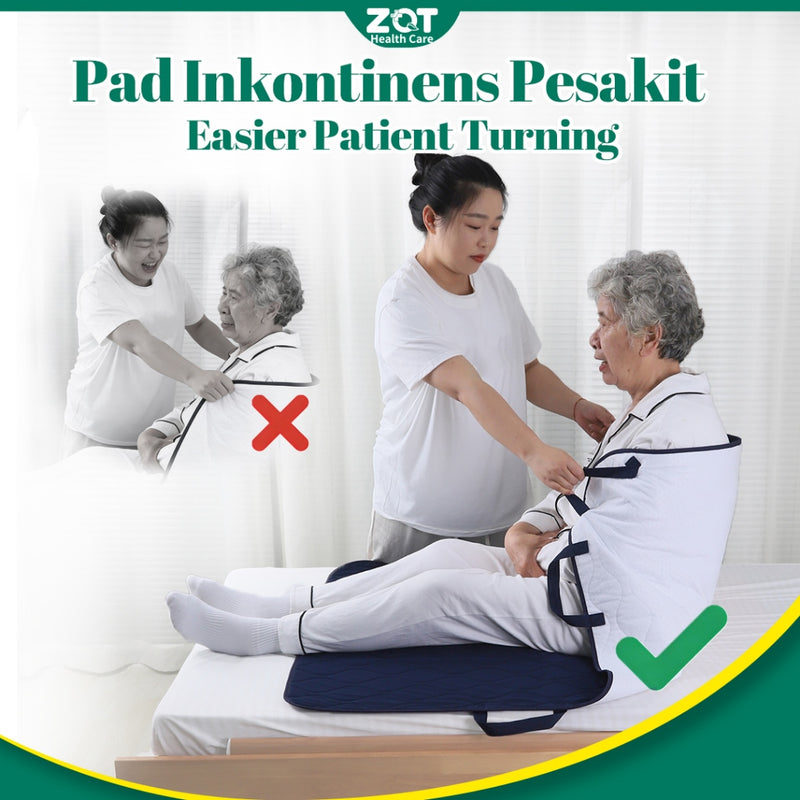 MY Alas Tilam Hospital Easier Patient Turning Kain Pelindung Katil Pesakit Bed Positioning Pad turning mat
